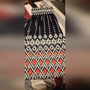 Halter style maxi dress